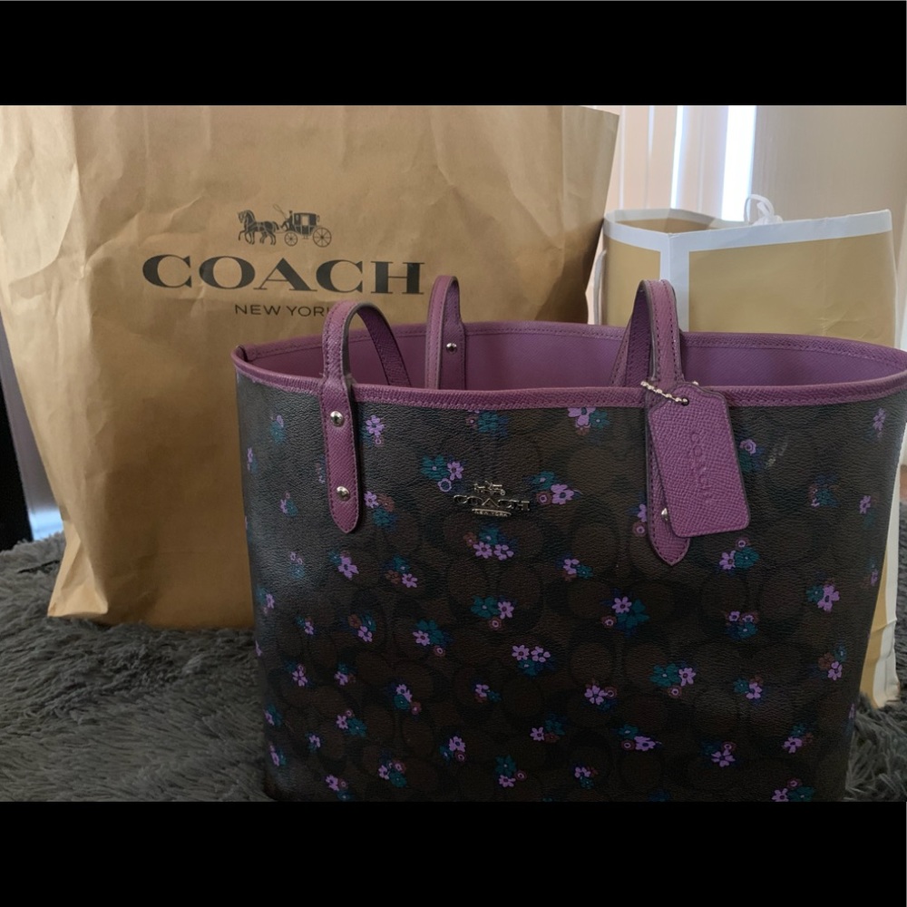 Coach reversible purse